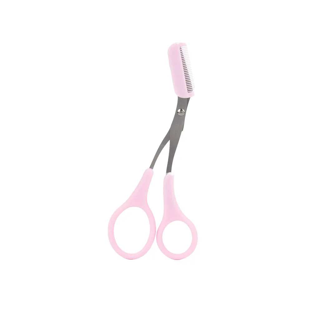 Trimmer Stainless Steel Eyebrow Scissors with Comb Hair Removal Shaver