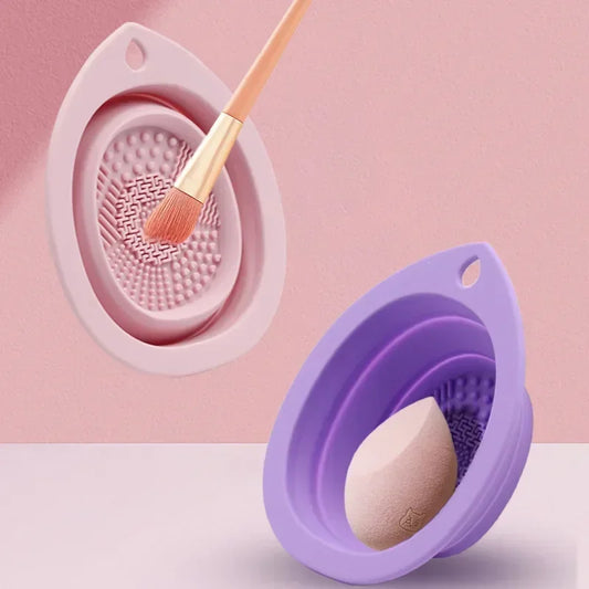 Folding Silicone Makeup Brush Cleaner