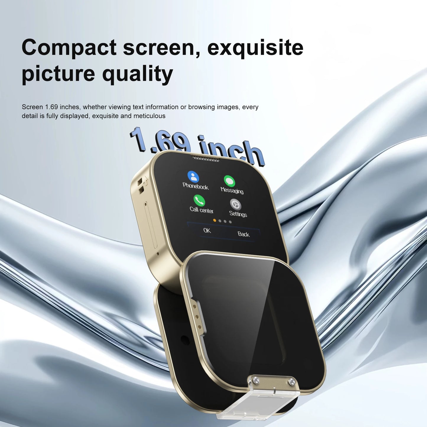 SERVO i19 Rotate Small Box Touch Mobile Phone