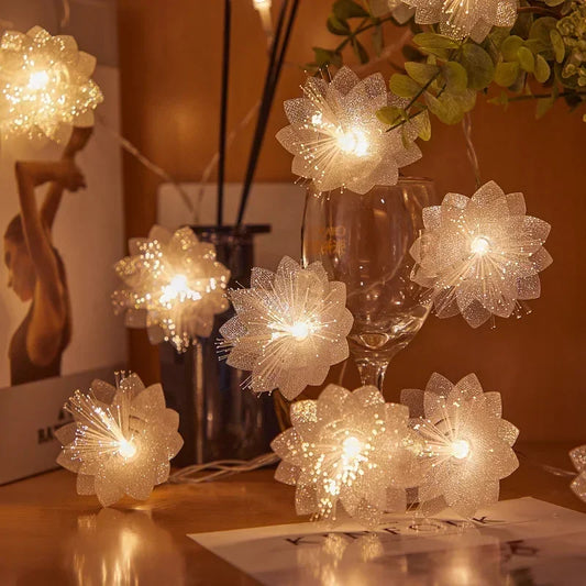 LED Fiber Optic Fairy Light for Christmas Decoration & New Year's Eve