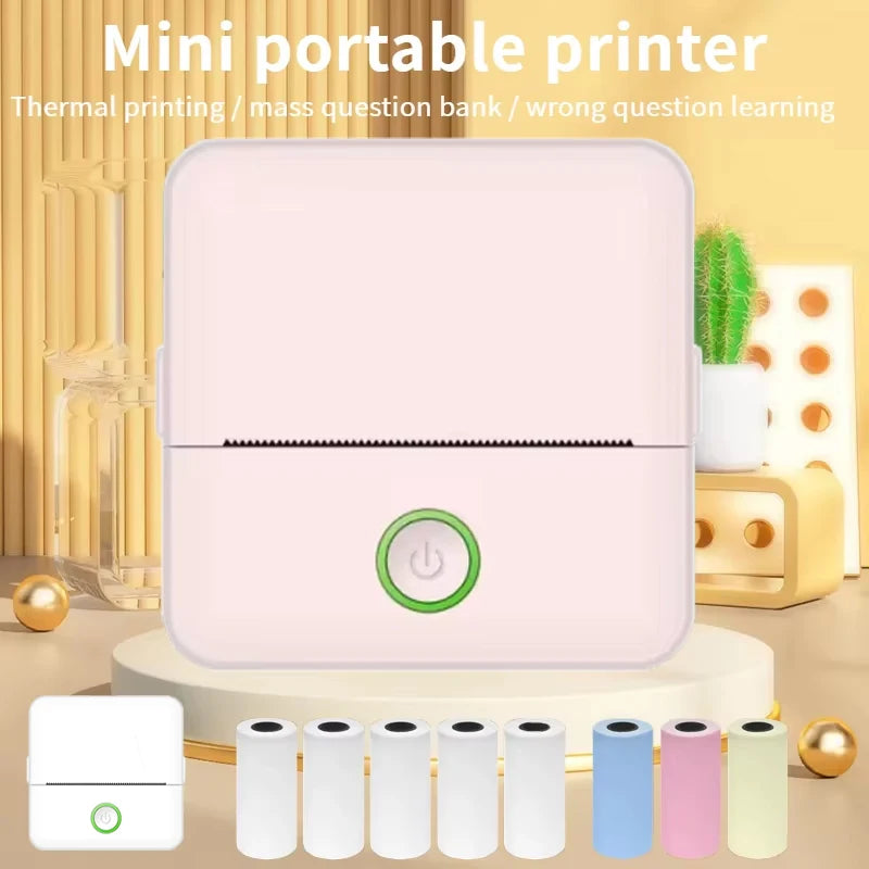 X6 mini HD Bluetooth portable Printer