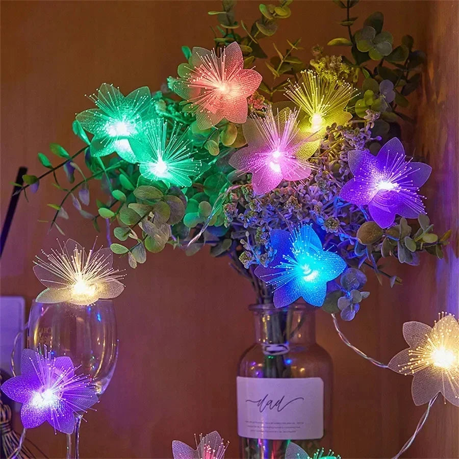 LED Fiber Optic Fairy Light for Christmas Decoration & New Year's Eve