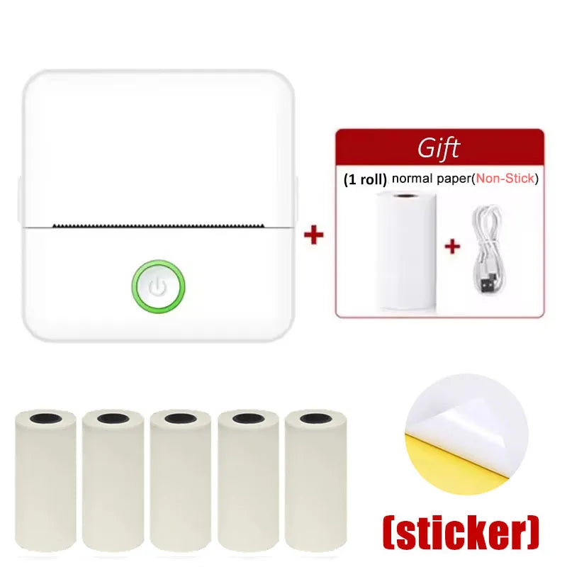 X6 mini HD Bluetooth portable Printer