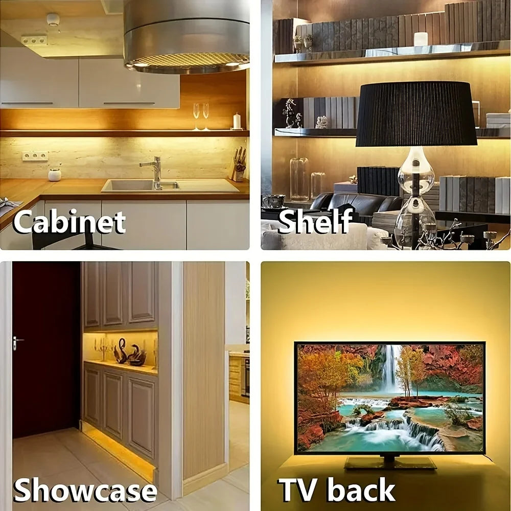 LED Strip Light Built with Hand Scan Motion ON/OFF for Kitchen Decoration Lighting