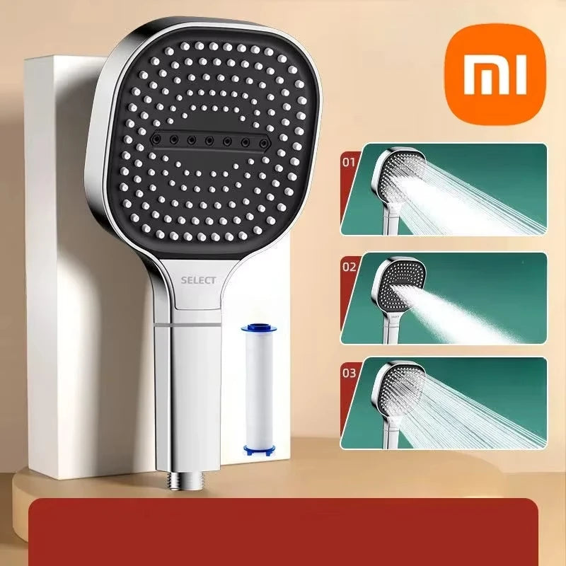 Xiaomi Large Panel Shower Head With 3 Modes Adjustable High Pressure Nozzle