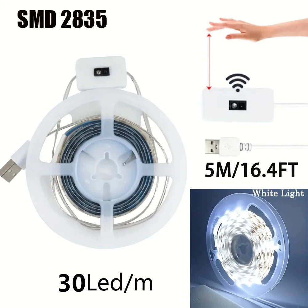 LED Strip Light Built with Hand Scan Motion ON/OFF for Kitchen Decoration Lighting