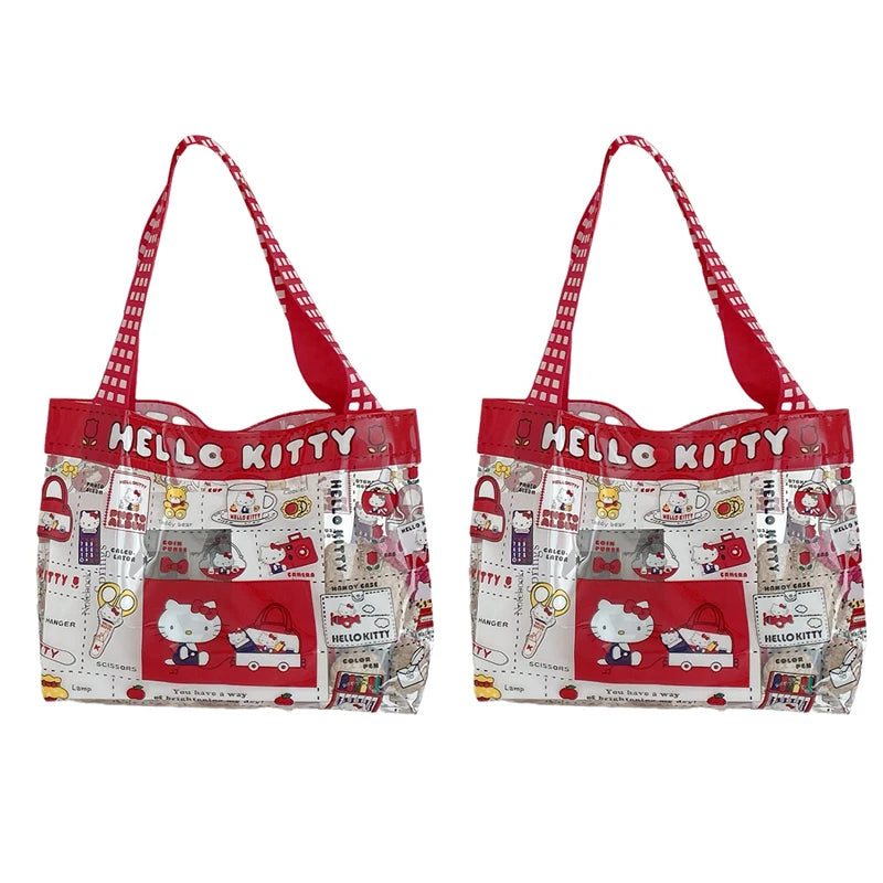 Hello Kitty Makeup Bag Cartoon Handbag
