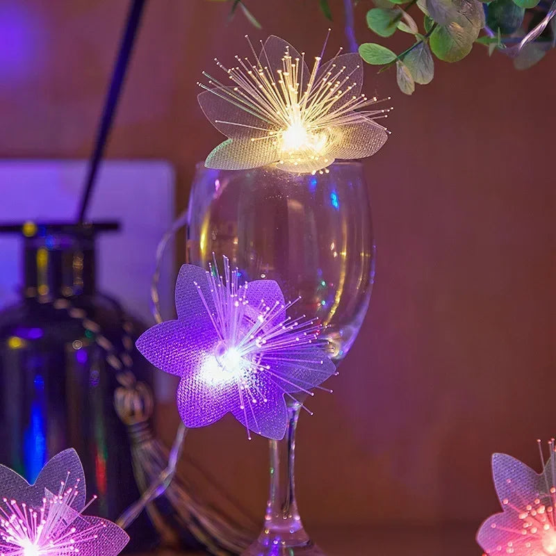 LED Fiber Optic Fairy Light for Christmas Decoration & New Year's Eve