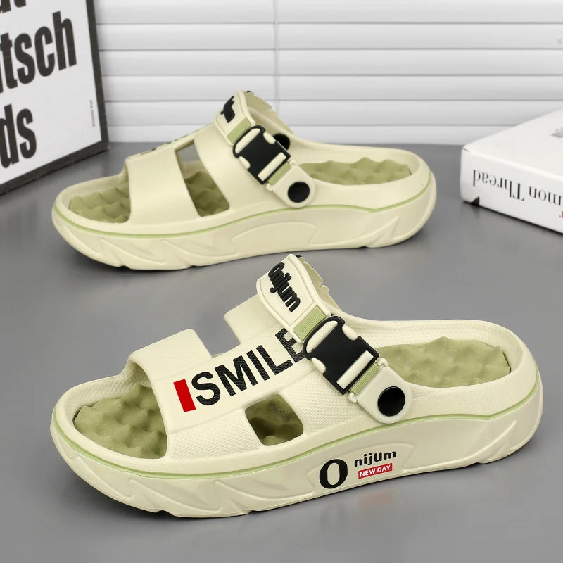 2025 New Men's Massage Slippers