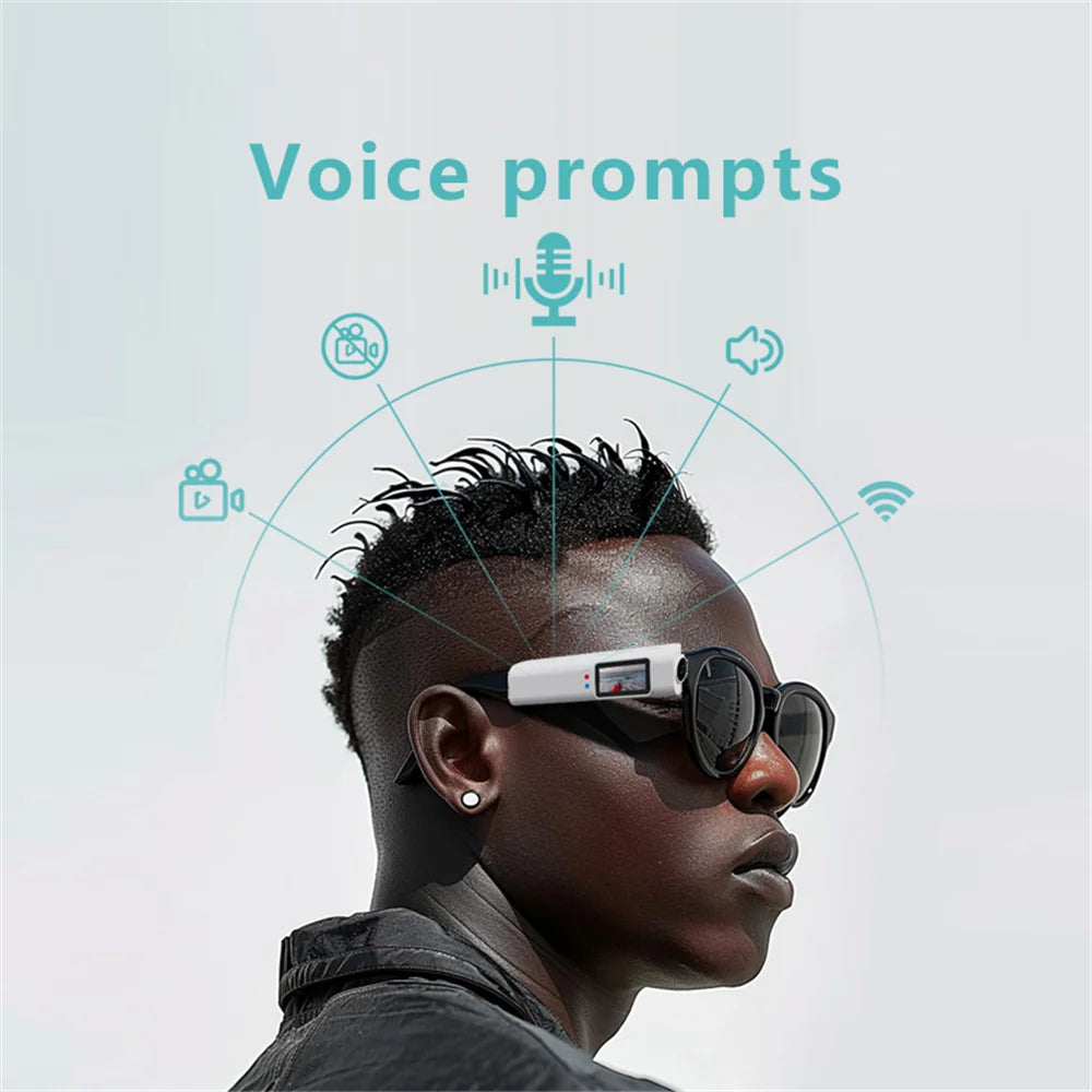 Mini Eyeglasses Video Shooting with Micro-camera HD & WiFi Intelligent