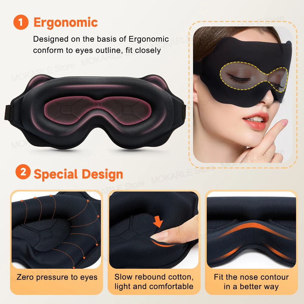 3D Sleeping Mask Block Out Light