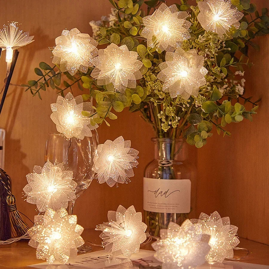 LED Fiber Optic Fairy Light for Christmas Decoration & New Year's Eve
