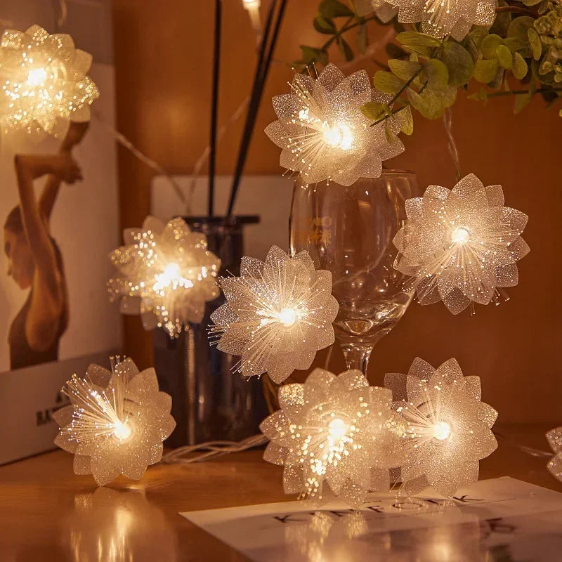LED Fiber Optic Fairy Light for Christmas Decoration & New Year's Eve