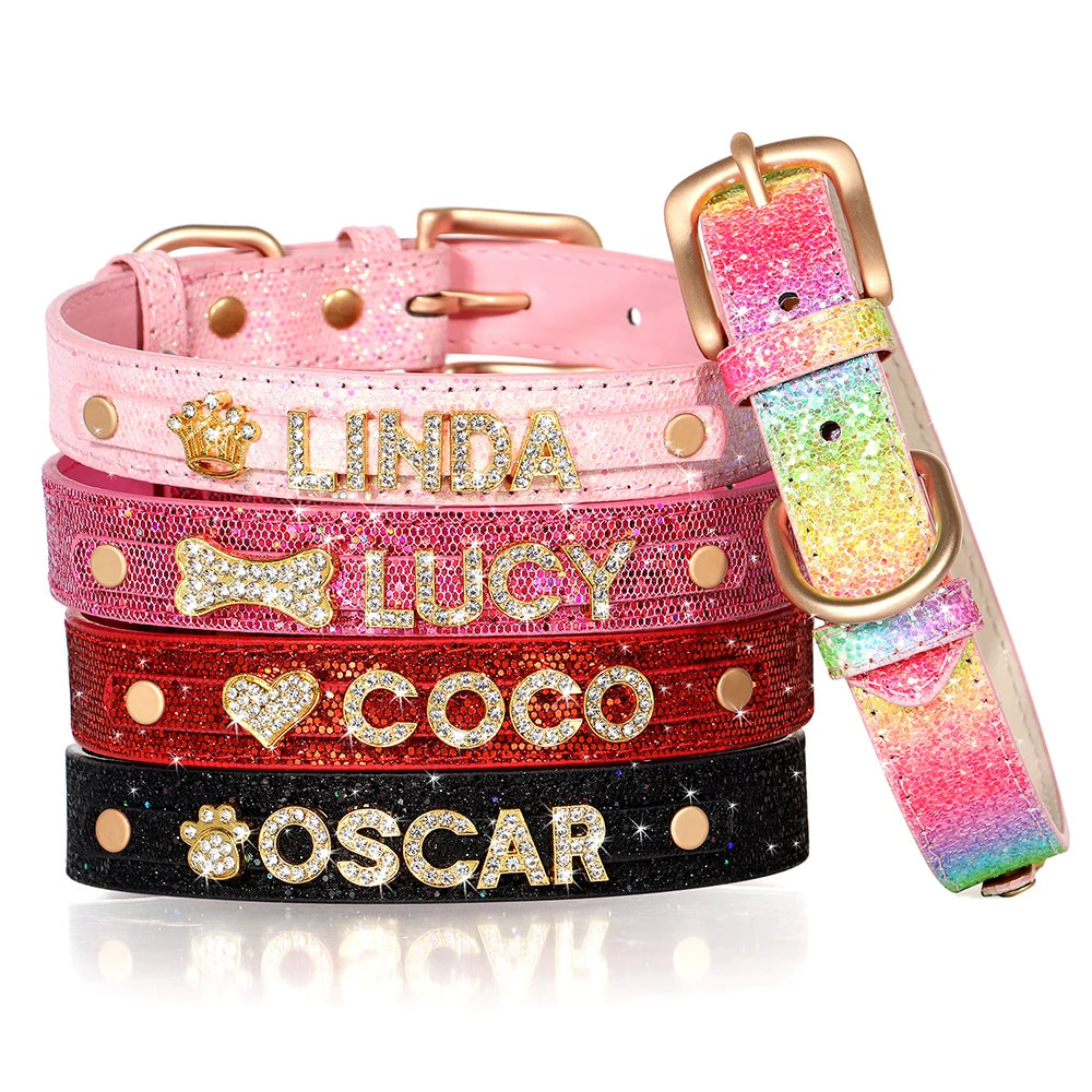 Personalized Small Dogs Chihuahua Collar Bling