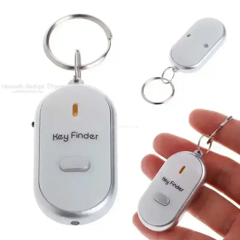 LED Flashlight with Remote Control Sound Key Chain Loss Locator
