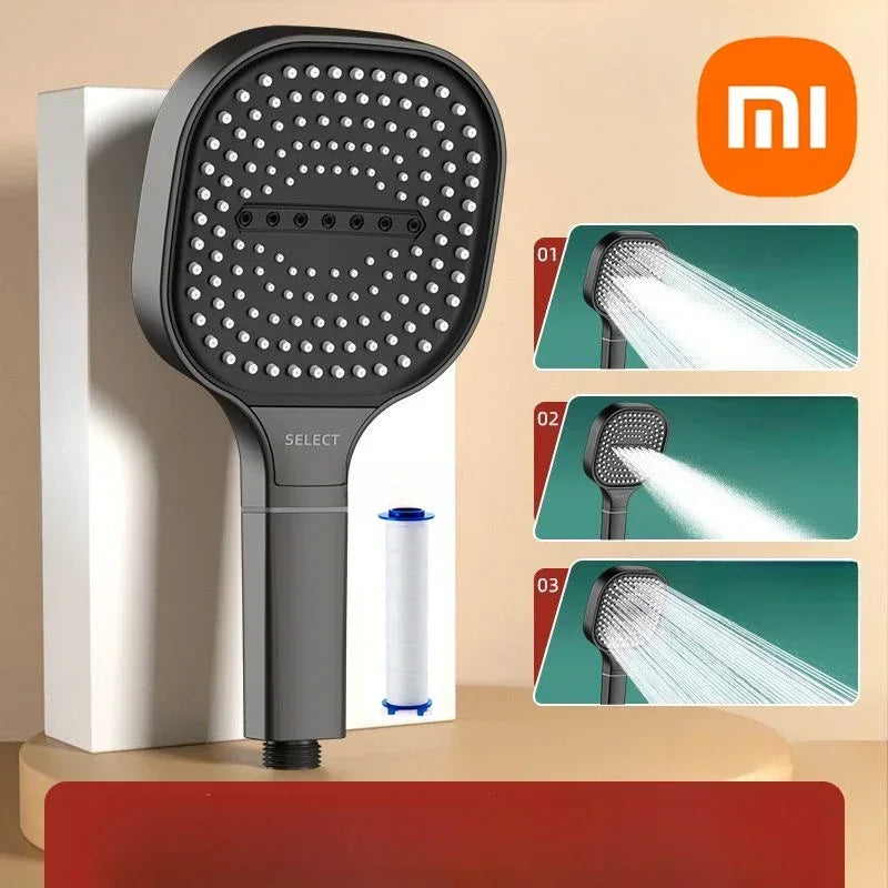 Xiaomi Large Panel Shower Head With 3 Modes Adjustable High Pressure Nozzle