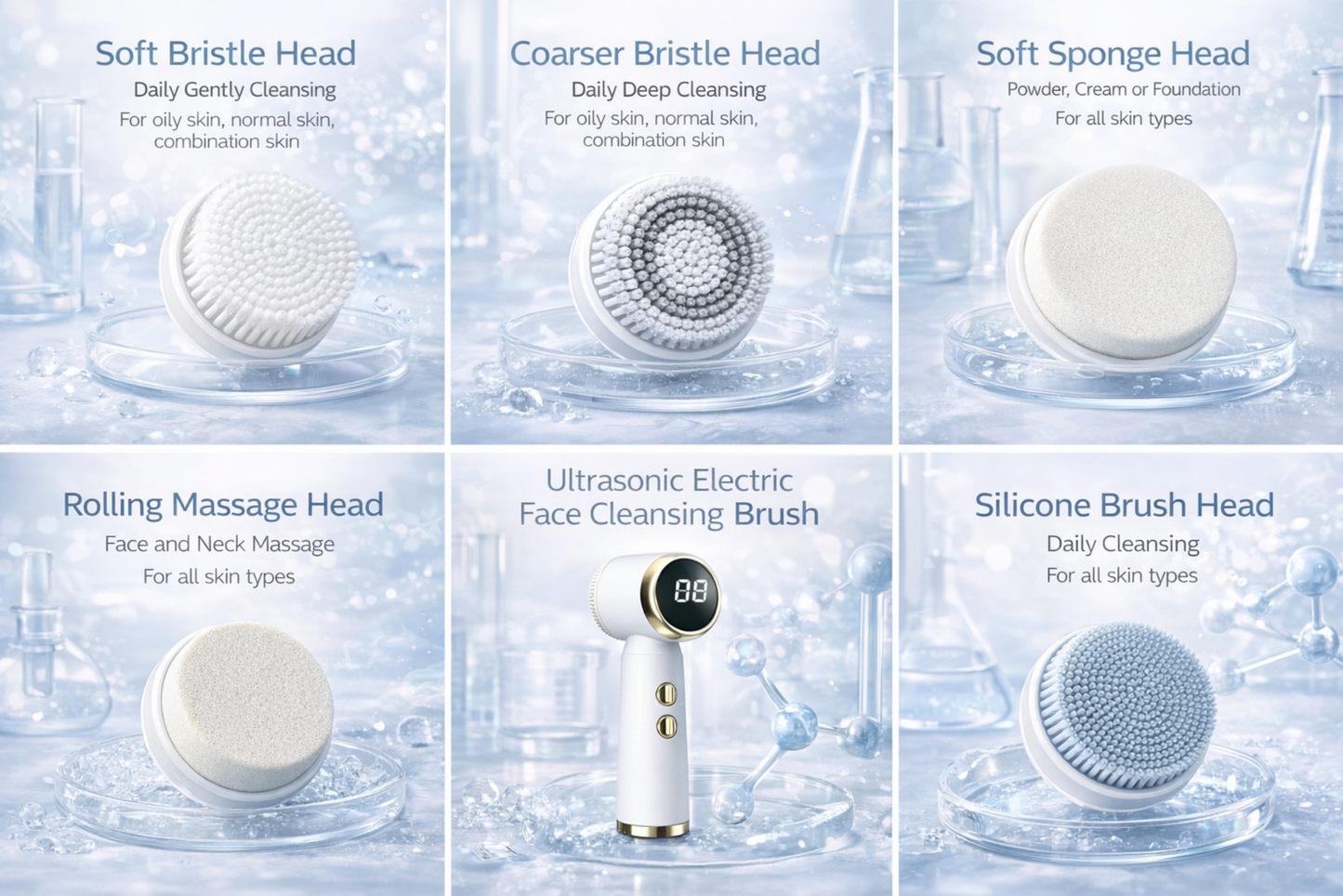 Ultrasonic Electric Face Cleansing