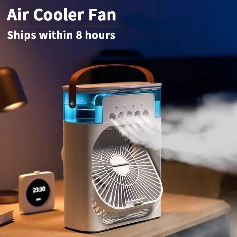 3 In 1 New Fan AIr Conditioner Household Small Air Cooler LED