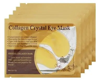 20Pcs=10Pairs Gold Collagen Crystal Eye Mask For skincare