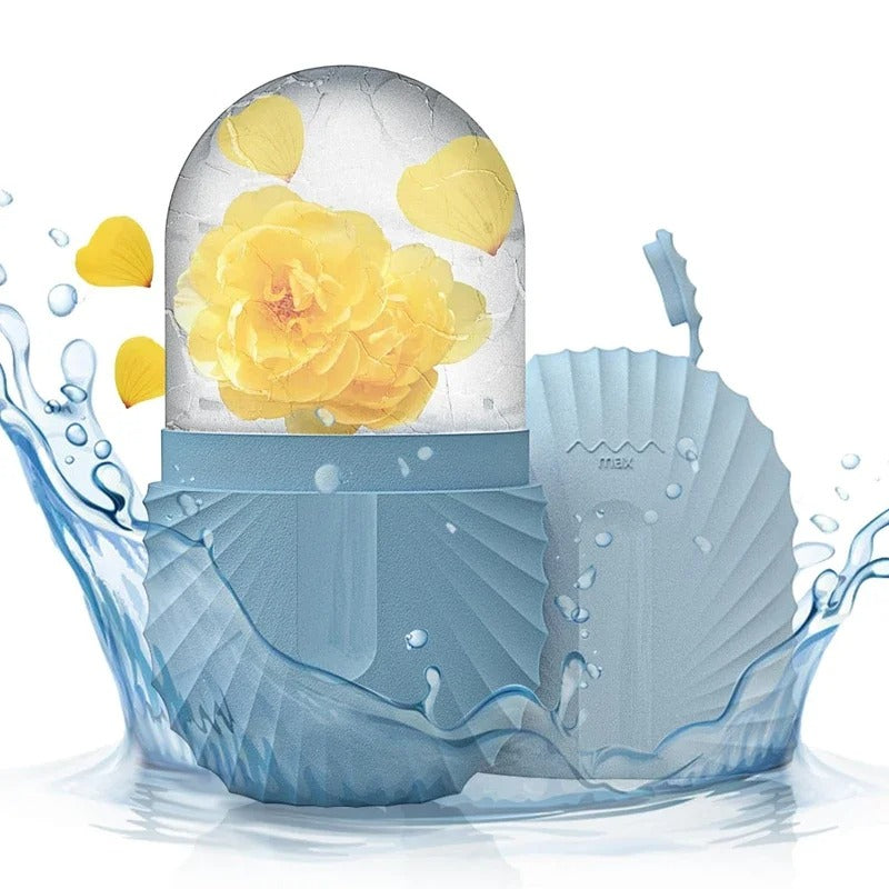 Ice Face Roller Ice Cube Beauty Massage Silicone Ice Mold For Eye Puffiness