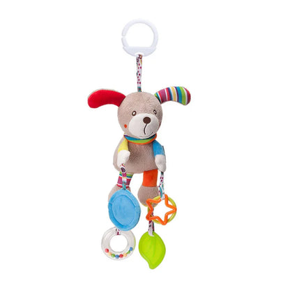 Good Quality Newborn Baby Rattles Plush Stroller Cartoon Animal