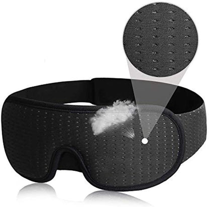 3D Eye Mask for Sleep Lights Blockout & Soft Padded