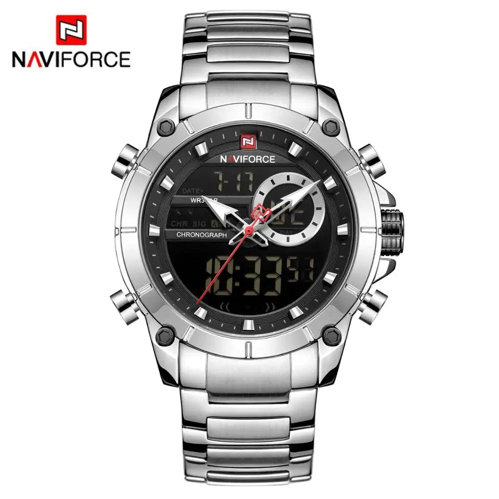 NAVIFORCE 9163 Luxury Original Sport Wrist Watch For Men