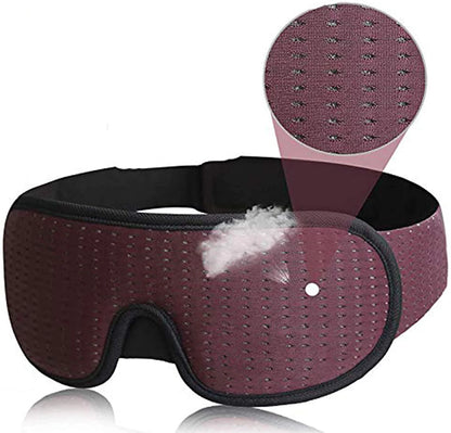 3D Eye Mask for Sleep Lights Blockout & Soft Padded