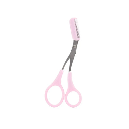 Trimmer Stainless Steel Eyebrow Scissors with Comb Hair Removal Shaver