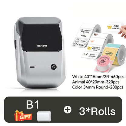 NIIMBOT B1 Portable Thermal Printer Compatible with Smartphones & PC