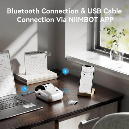NIIMBOT B1 Portable Thermal Printer Compatible with Smartphones & PC