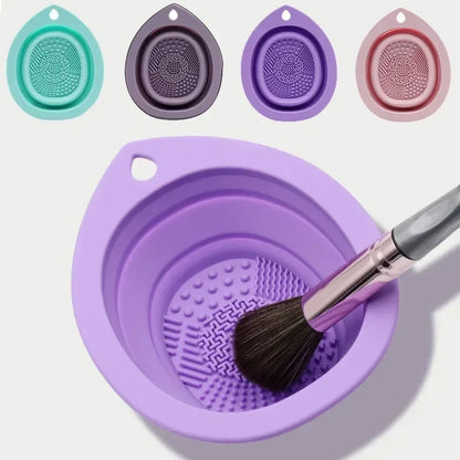 Folding Silicone Makeup Brush Cleaner