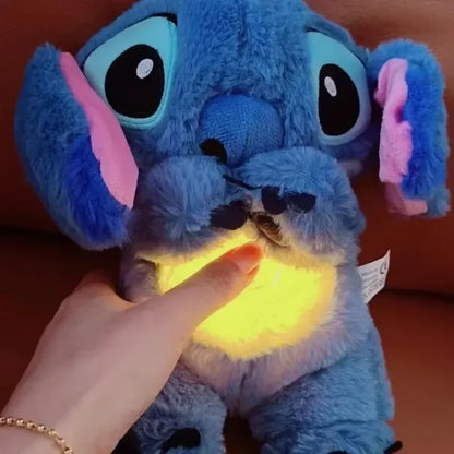 Stitch Anime Plush Doll With Lighting Music Airbag Kawaii