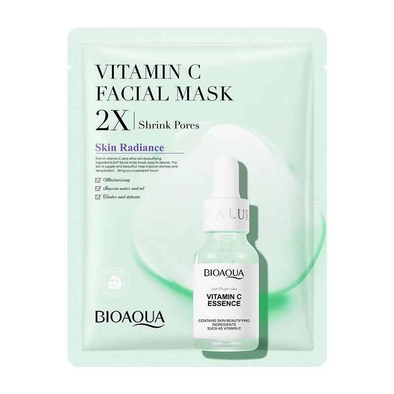 “20-Pack Moisturizing Sheet Masks with Centella & Collagen – Deep Hydration & Glow”