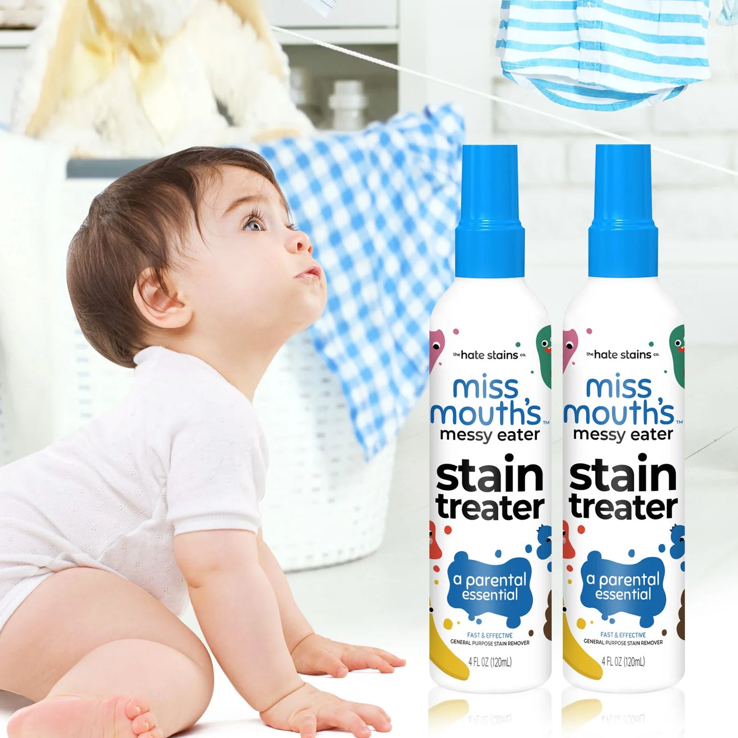 120ML Stain Remover for Clothes,Portable Spray and Wash Stain Remover for Coat