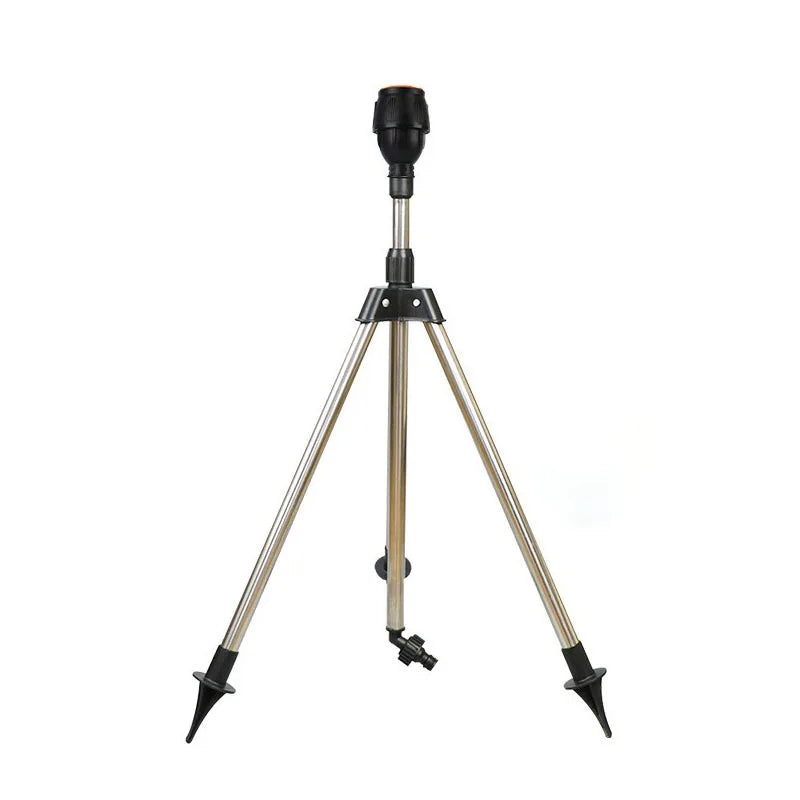 Tripod 360-Degree Garden Automatic Rotating Sprinkler Stainless Steel