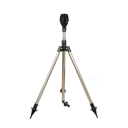 Tripod 360-Degree Garden Automatic Rotating Sprinkler Stainless Steel
