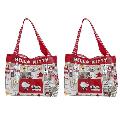 Hello Kitty Makeup Bag Cartoon Handbag