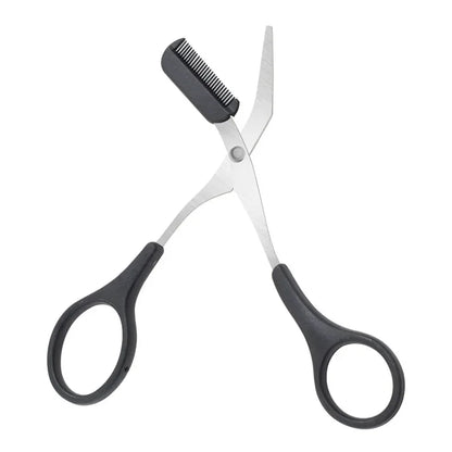 Trimmer Stainless Steel Eyebrow Scissors with Comb Hair Removal Shaver