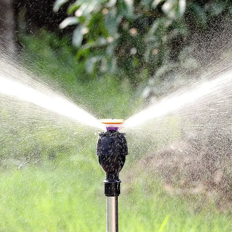 Tripod 360-Degree Garden Automatic Rotating Sprinkler Stainless Steel