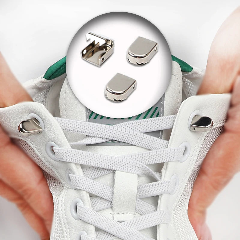 No Tie Elastic Shoe Laces One Size Fits All Adult and Kids Shoes