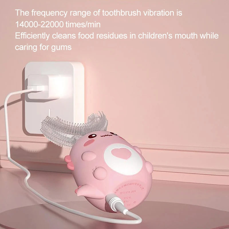 Smart Children U-shaped Electric Toothbrush 360 Degrees