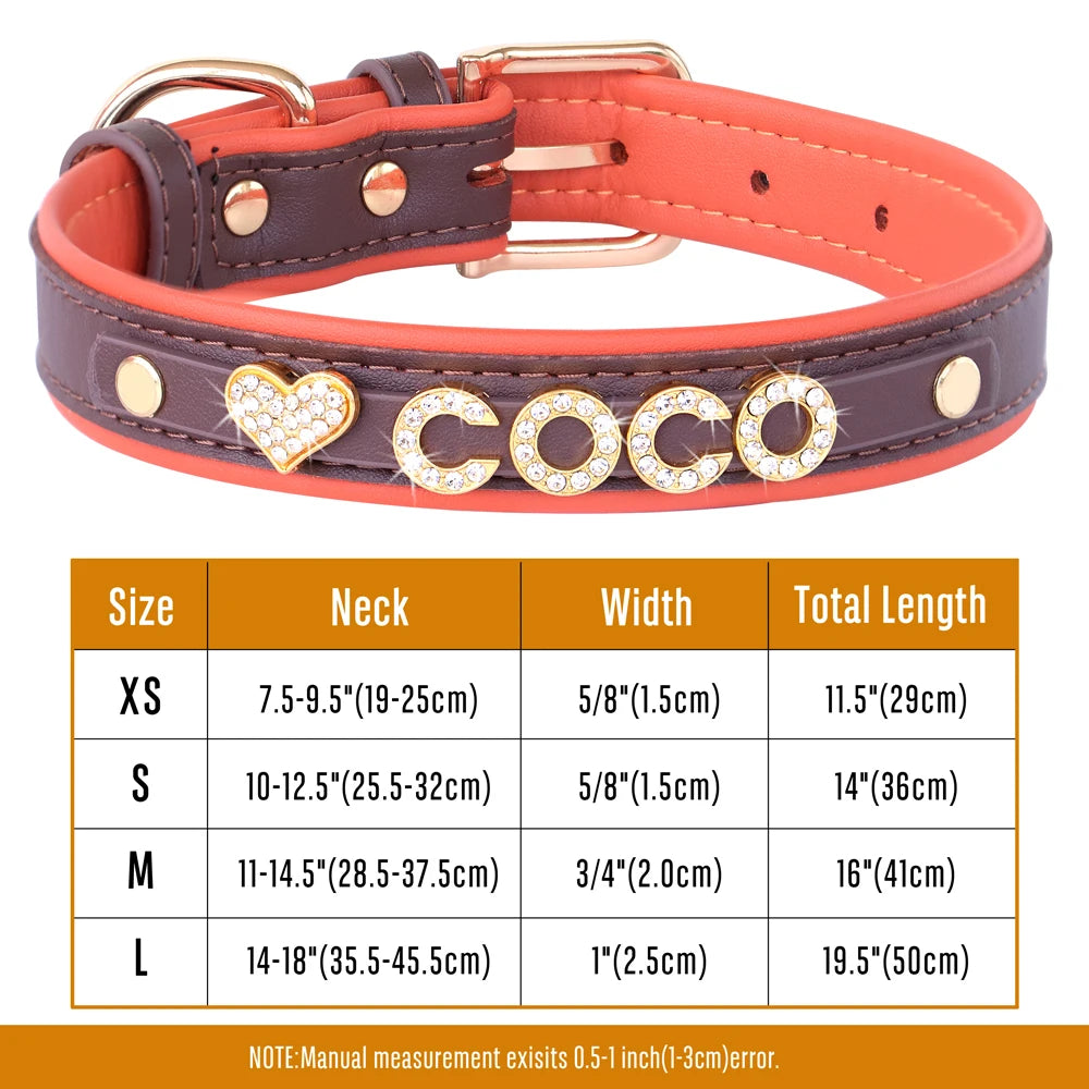 Personalized Small Dogs Chihuahua Collar Bling