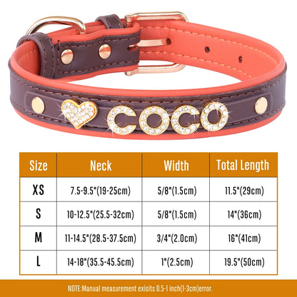 Personalized Small Dogs Chihuahua Collar Bling