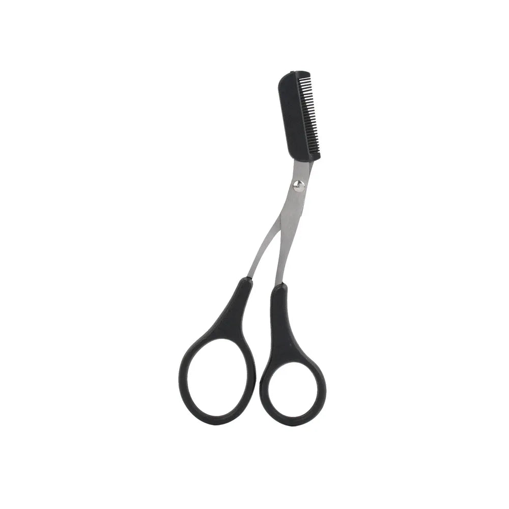 Trimmer Stainless Steel Eyebrow Scissors with Comb Hair Removal Shaver