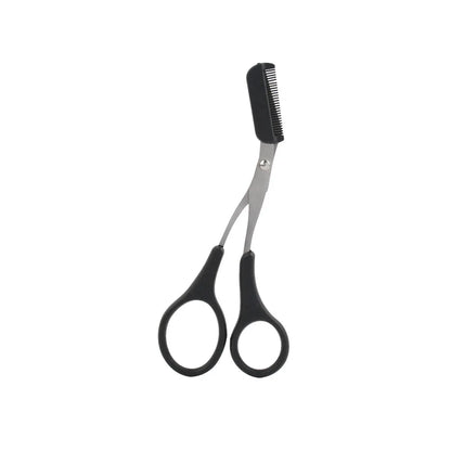 Trimmer Stainless Steel Eyebrow Scissors with Comb Hair Removal Shaver
