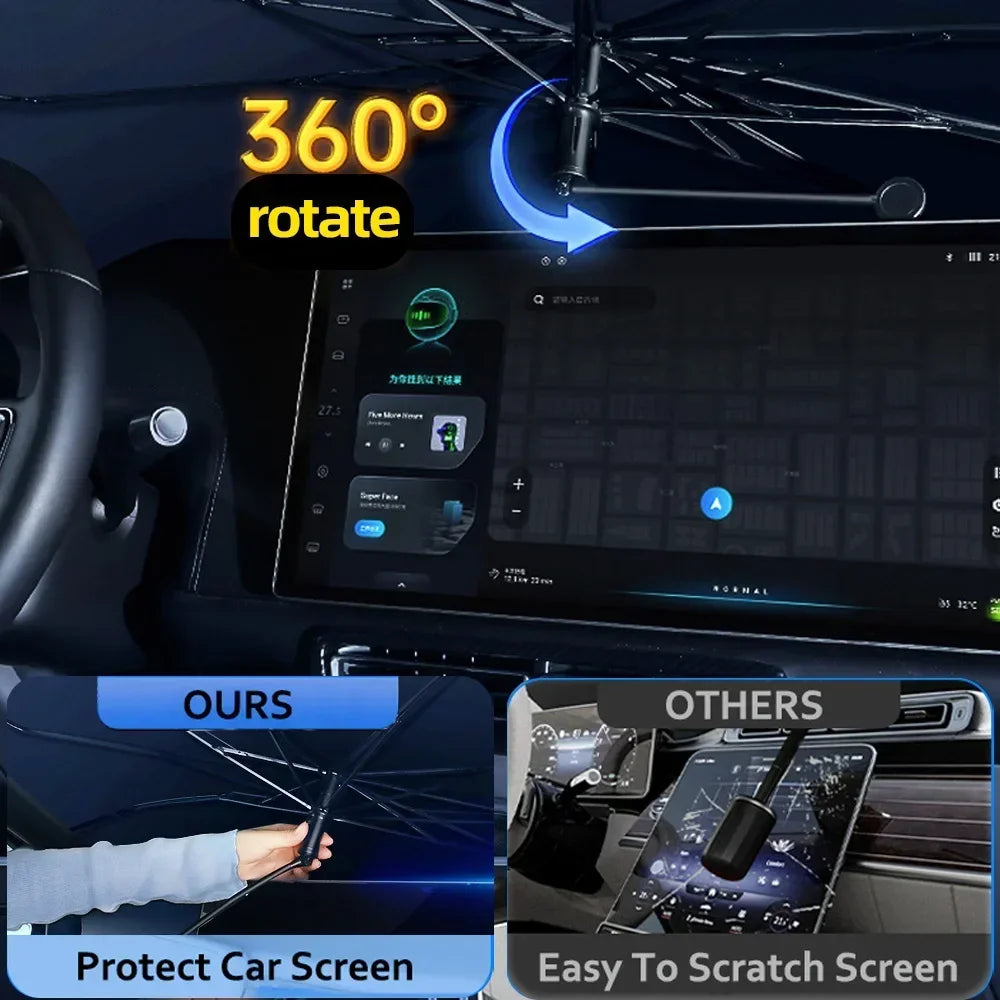 Car Sunshade Windshield Umbrella Front Summer Protection