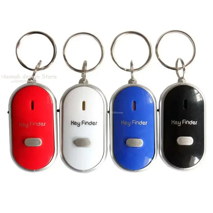 LED Flashlight with Remote Control Sound Key Chain Loss Locator