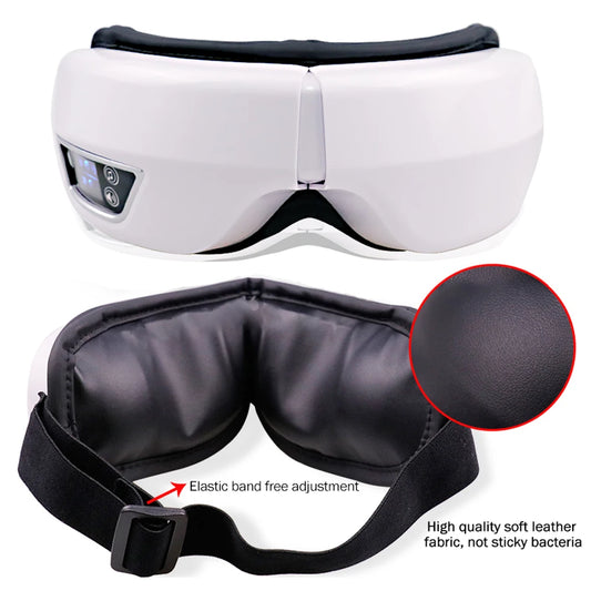 Portable Eye Massager with Heat & Vibration (Bluetooth Music)