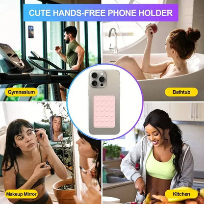 Silicone Suction Phone Holder Mat for Wall Stand